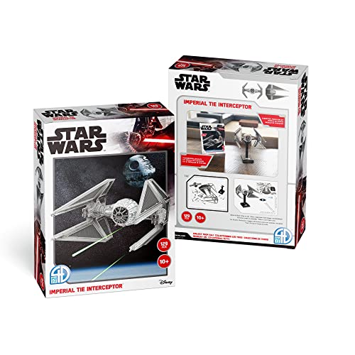 STAR WARS - Imperial Tie Interceptor (129Pc) 3D Jigsaw Puzzle - Jigsaw image 3