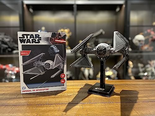 STAR WARS - Imperial Tie Interceptor (129Pc) 3D Jigsaw Puzzle - Jigsaw image 4