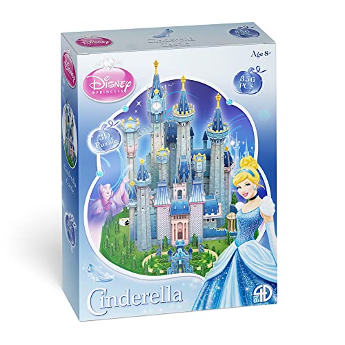 DISNEY - Cinderella Castle (300Pc) 3D Jigsaw Puzzle - Jigsaw Puzzle image 1