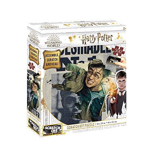 HARRY POTTER - Wanted Scatch Off (500Pc) Puzzle - Jigsaw Puzzle image 1