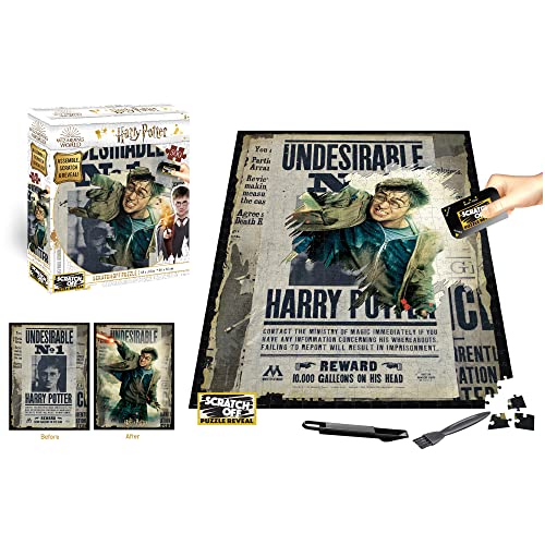 HARRY POTTER - Wanted Scatch Off (500Pc) Puzzle - Jigsaw Puzzle image 2