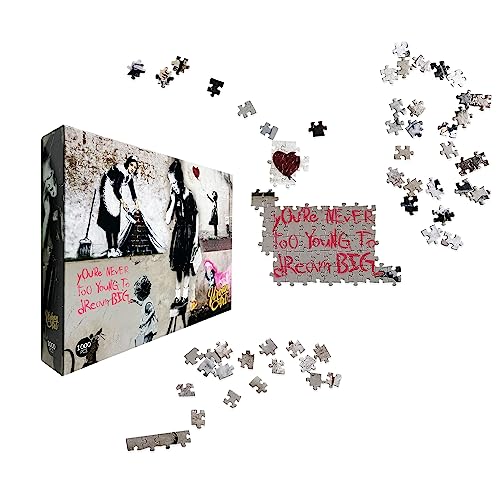 BANKSY - Girl On A Stool (1000Pc) Puzzle - Jigsaw Puzzle image 4