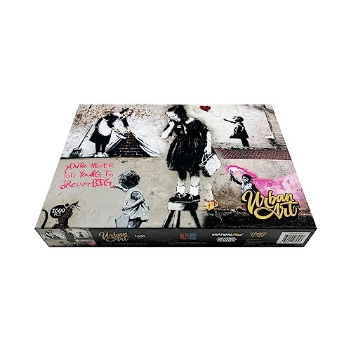 BANKSY - Girl On A Stool (1000Pc) Puzzle - Jigsaw Puzzle image 6