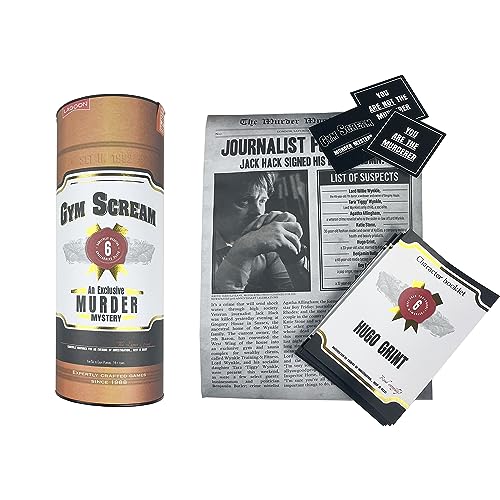 Gym Scream Murder Mystery Tube - Non-book item image 2