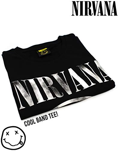 Nirvana - Happy Face Dist - Video Game Merchandise - Clothing Small image 3