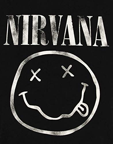 Nirvana - Happy Face Dist - Video Game Merchandise - Clothing Small image 5