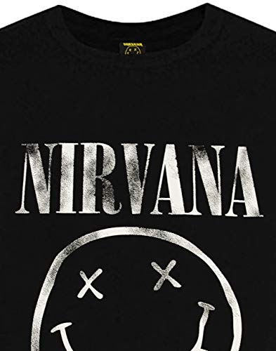 Nirvana - Happy Face Dist - Video Game Merchandise - Clothing Small image 6