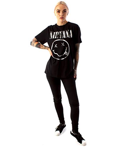 Nirvana - Happy Face Dist - Video Game Merchandise - Clothing Small image 8