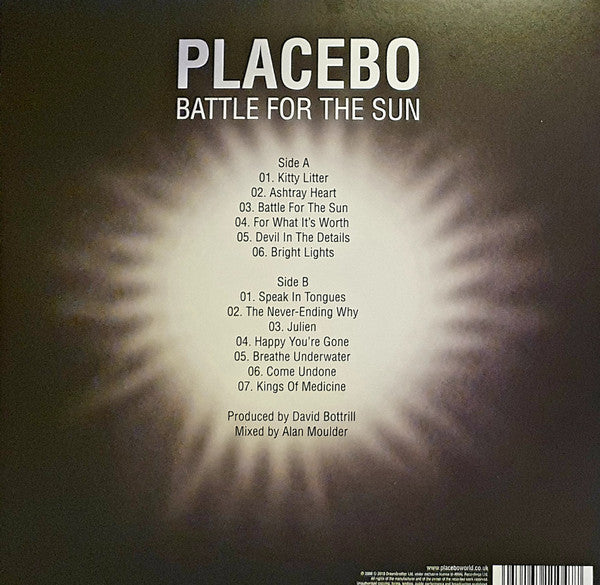 PLACEBO - BATTLE FOR THE SUN - Vinyl Record image 2