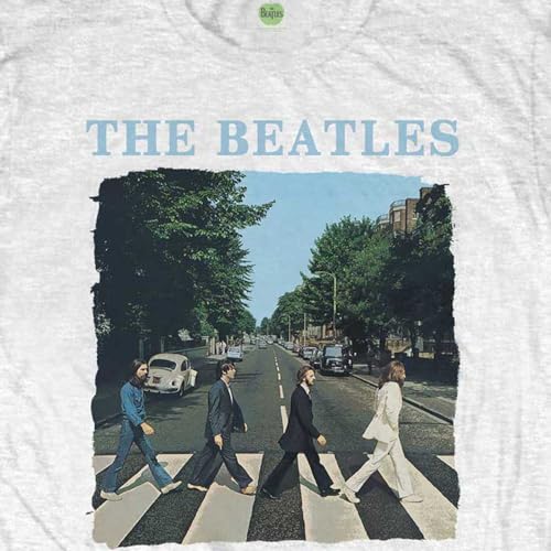Beatles - tshirt - Unisex - Short Sleeves - Abbey Road & Logo - Large image 4
