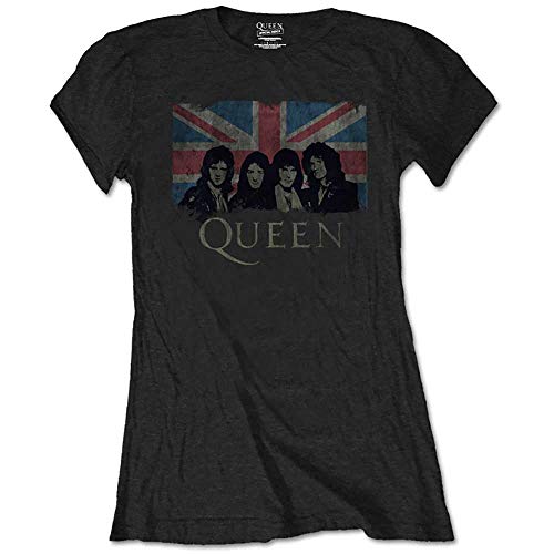 Queen - tshirt - Ladies - Short Sleeves - Union Jack - Small image 2