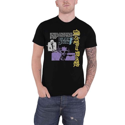 Elton John - tshirt - Unisex - Short Sleeves - Small image 2