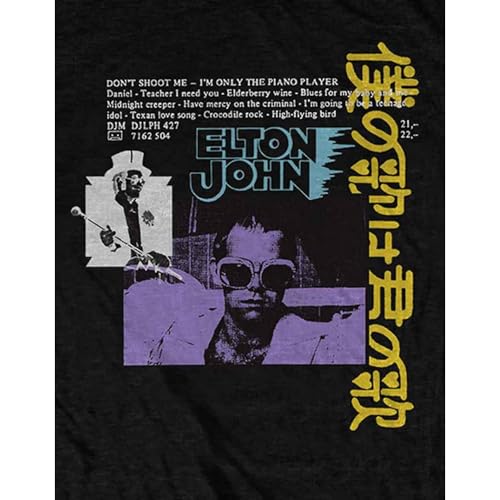 Elton John - tshirt - Unisex - Short Sleeves - Small image 4
