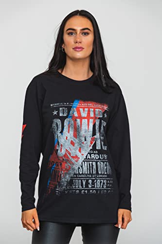 David Bowie - tshirt - Unisex - Long Sleeves - Hammersmith  - 2X-Large image 6