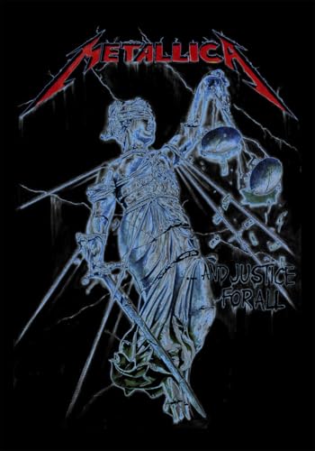 Metallica - tshirt - Unisex - Short Sleeves - Blue Justice - Medium image 2