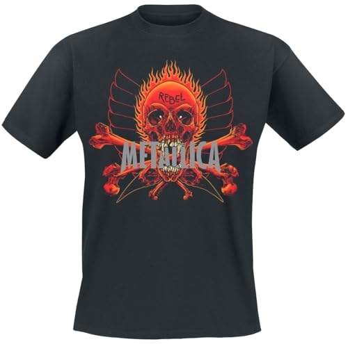 Metallica - tshirt - Unisex - Short Sleeves - Rebel - Large