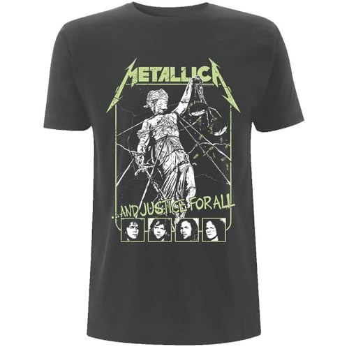 Metallica - tshirt - Unisex - Short Sleeves - Justice Faces - Large image 3