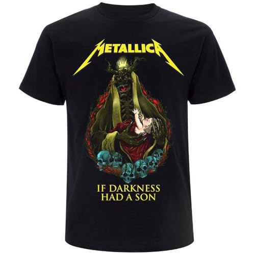 Metallica - tshirt - Unisex - Short Sleeves - If Darkness Had  - Small