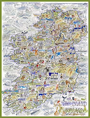 Map of Ireland Jigsaw 1000 Piece Puzzle - Non-book item image 2