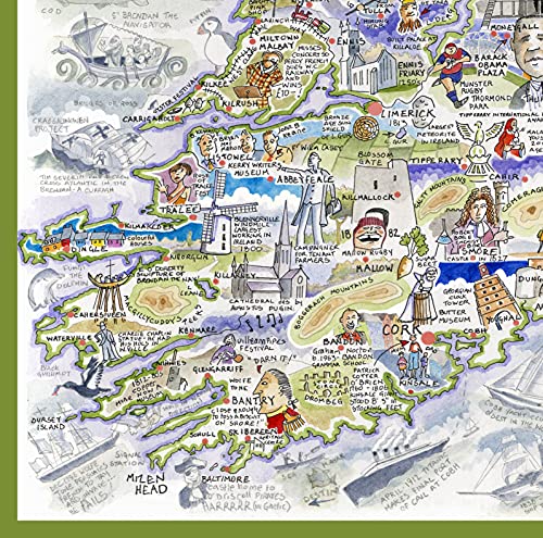 Map of Ireland Jigsaw 1000 Piece Puzzle - Non-book item image 5