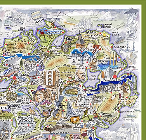 Map of Ireland Jigsaw 1000 Piece Puzzle - Non-book item image 6