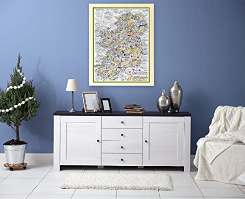 Map of Ireland Jigsaw 1000 Piece Puzzle - Non-book item image 7