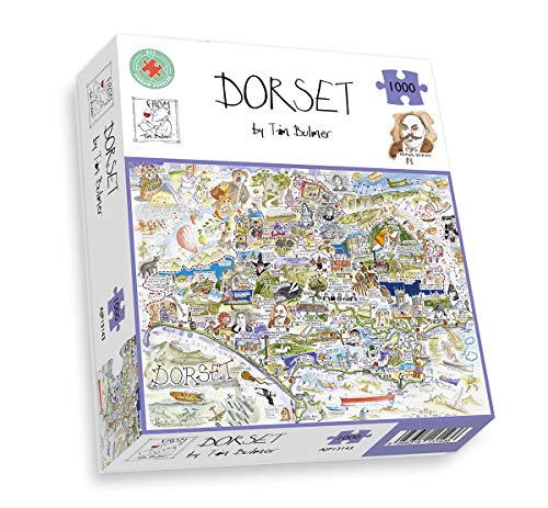 Map of Dorset Jigsaw 1000 Piece Puzzle - Non-book item image 2