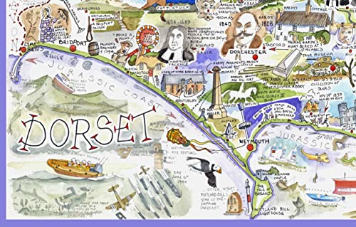 Map of Dorset Jigsaw 1000 Piece Puzzle - Non-book item image 4