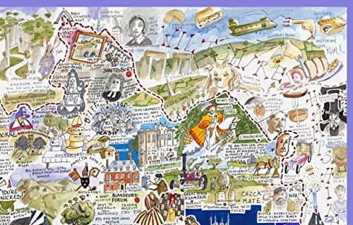 Map of Dorset Jigsaw 1000 Piece Puzzle - Non-book item image 5