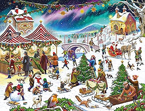 Christmas Village Fair 1000 Piece Puzzle - Non-book item image 2