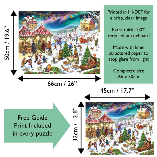 Christmas Village Fair 1000 Piece Puzzle - Non-book item image 4