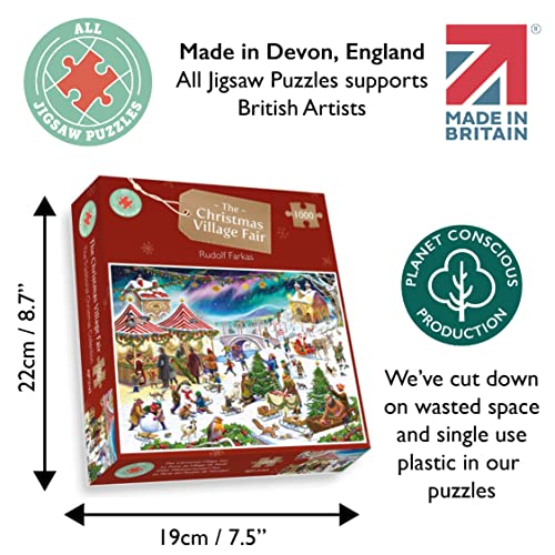 Christmas Village Fair 1000 Piece Puzzle - Non-book item image 5