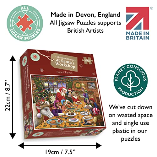 Christmas Dinner at Santa's Workshop 1000 Piece Puzzle - Non-book image 4