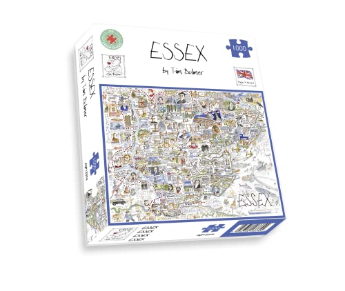Map of Essex Jigsaw 1000 Piece Puzzle - Non-book item image 1