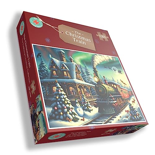 Christmas Train 1000 Piece Puzzle - Non-book item image 1
