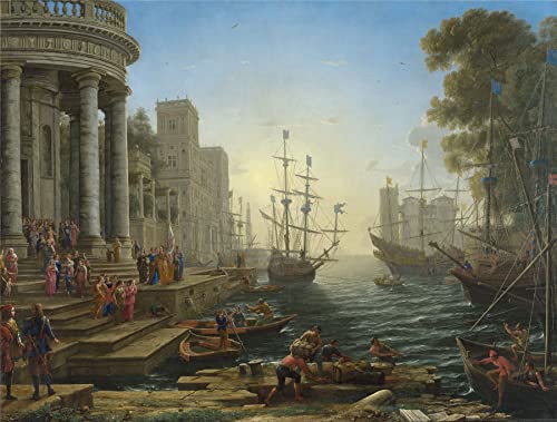 National Gallery's Seaport with the Embarkation of Saint Ursula 10 image 5