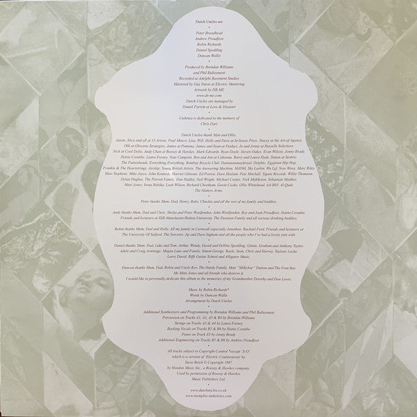 DUTCH UNCLES - CADENZA - Vinyl Record 12" RECORD image 5