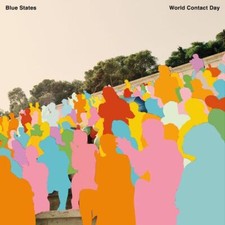 BLUE STATES - WORLD CONTACT DAY (CREAM VINYL) - Vinyl Record image 1