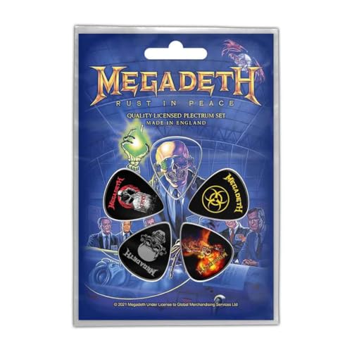 Megadeth - Plectrum Pack: Rust In Peace - Clothing image 2