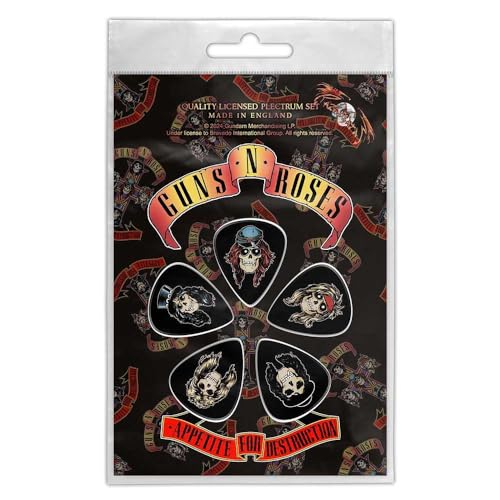 Guns N Roses - Guns N' Roses Plectrum Pack: - Patch - Appetite For Des image 1