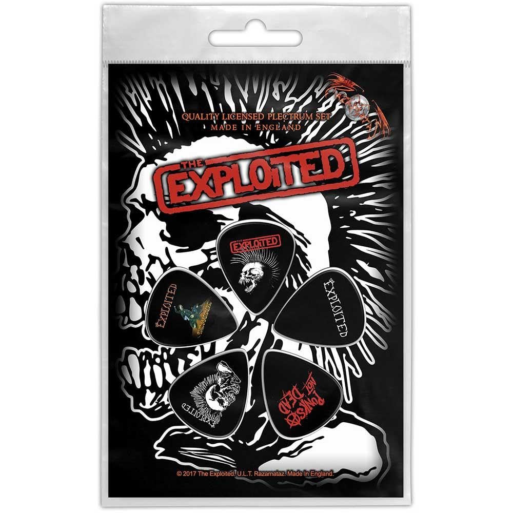 Exploited - Plectrum Pack: - Patch - Skull image 1