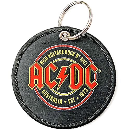 AC/DC - Keychain: Est. 1973 (Double Sided Patch) - keyrings image 2