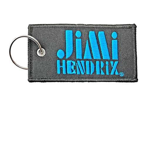 Jimi Hendrix - Keychain: Stencil Logo (Double Sided Patch) - keyrings image 2