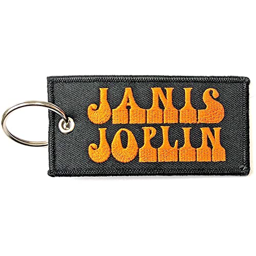Janis Joplin - Keychain: Logo (Double Sided Patch) - keyrings image 2