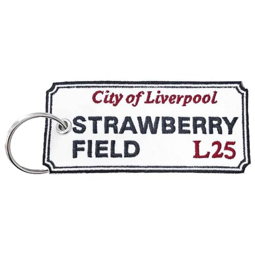 Road Sign - Keychain: Strawberry Field, Liverpool Sign (Double Sided P image 2