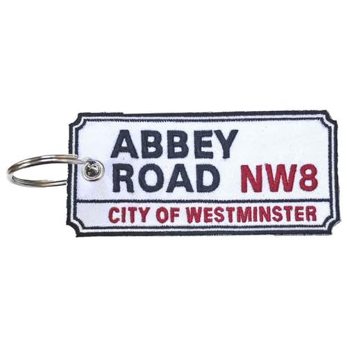 Road Sign - Keychain: Abbey Road, NW London Sign (Double Sided Patch) image 2
