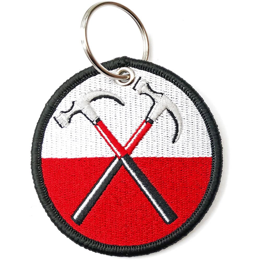 Pink Floyd - Keychain: The Wall Hammers Circle (Double Sided Patch) - image 2