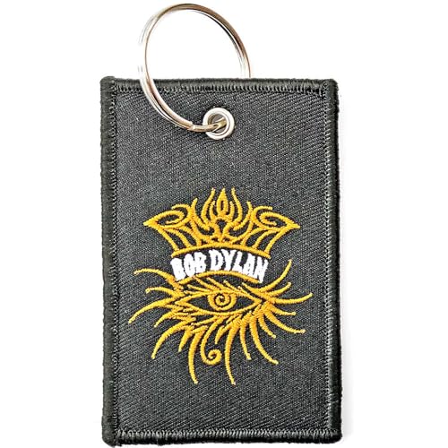 Bob Dylan - Keychain: Eye Icon (Double Sided Patch) - keyrings image 2