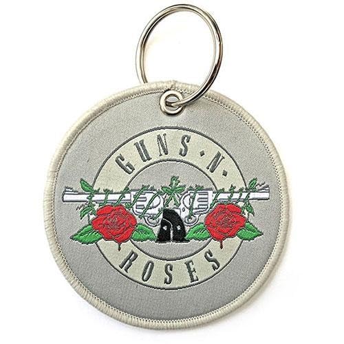 Guns N' Roses - Keychain: Silver Circle Logo (Double Sided Patch) - ke image 3