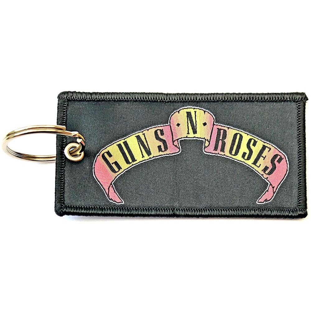 Guns N' Roses - Keychain: Scroll Logo (Double Sided Patch) - keyrings image 2